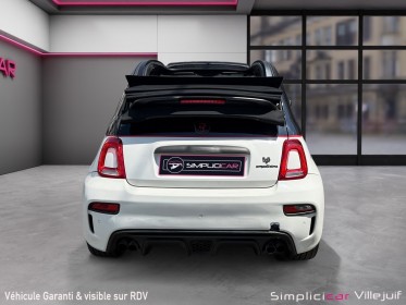 Fiat 500 abarth 2016 cabriolet 1.4 turbo 180 ch 595 competizione toit ouvrant, sièges cuir, garantie 12 mois occasion...