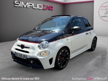 Fiat 500 abarth 2016 cabriolet 1.4 turbo 180 ch 595 competizione toit ouvrant, sièges cuir, garantie 12 mois occasion...