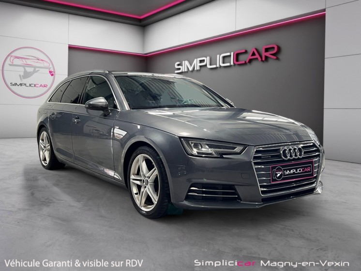 Audi a4 avant 2.0 tdi 190 s tronic 7 s line occasion simplicicar magny-en-vexin simplicicar simplicibike france