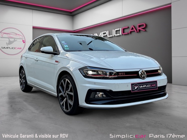 Volkswagen polo 2.0 tsi 200 ss dsg6 gti occasion paris 17ème (75)(porte maillot) simplicicar simplicibike france