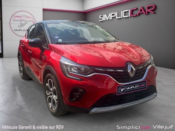 Renault captur 2022 ii e-tech 1.6 i 16v gpf 145 hybrid ss 94 cv, caméra de recul, carplay, mode de conduite, garantie 12...