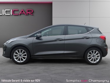 Ford fiesta 1.1 85 ch bvm5 titanium / clim auto / maintien de voie / radar ar / android auto occasion champigny-sur-marne...