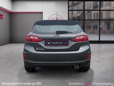 Ford fiesta 1.1 85 ch bvm5 titanium / clim auto / maintien de voie / radar ar / android auto occasion champigny-sur-marne...