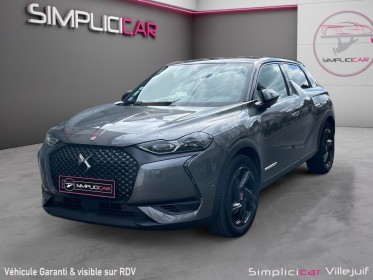 Ds ds3 crossback essence  performance line plus occasion simplicicar villejuif  simplicicar simplicibike france