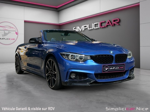 Bmw serie 4 cabriolet f33 lci 430i 252 ch bva8 pack m occasion  simplicicar nice - pfvauto simplicicar simplicibike france