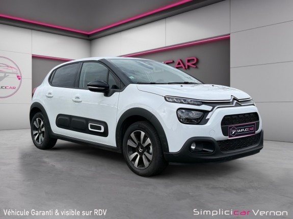 Citroen c3 c3 puretech 110 ss bvm6 shine  caméra de recul  révision/courroie de distribution pour la vente  garantie 12...