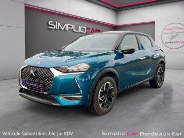 Ds ds3 crossback puretech 100 bvm6 chic entretien citroen distribiution faite garantie 12 mois occasion simplicicar bordeaux ...