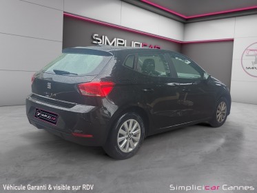 Seat ibiza 1.0 75 ch s/s bvm5 style occasion cannes (06) simplicicar simplicibike france