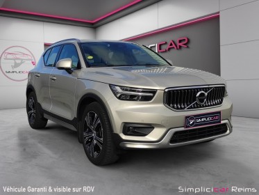 Volvo xc40 d3 150 ch geartronic 8 inscription luxe , garantie 12 mois occasion simplicicar reims simplicicar simplicibike...