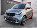 Smart fortwo coupe 90 cv boite auto passion- toit panoramique -accoudoir-jantes alu bicolor occasion champigny-sur-marne (94)...