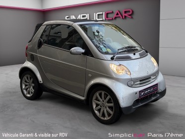 Smart smart fortwo cabrio smart  61 passion softouch a/ entretient smart complet occasion paris 17ème (75)(porte maillot)...