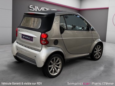 Smart smart fortwo cabrio smart  61 passion softouch a/ entretient smart complet occasion paris 17ème (75)(porte maillot)...