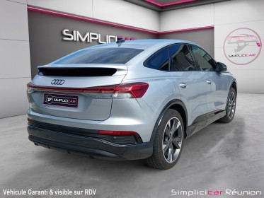 Audi q4 e-tron sportback 45 265 ch 82 kwh quattro s line occasion réunion ville st pierre simplicicar simplicibike france
