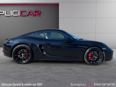 Porsche 718 cayman gts 4.0i 400 ch apple carplay-pdls-régulateur de vitesse-pasm-volant chauffant occasion simplicicar...