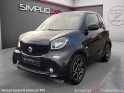 Smart fortwo coupe 0.9  prime 90 ch sieges en cuir et chauffant-toit panoramique-accoudoir-ecran multimedia occasion...