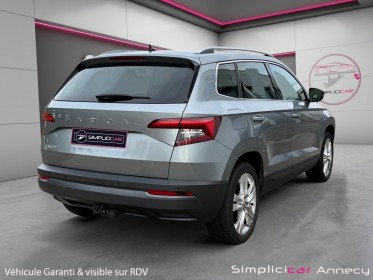 Skoda karoq 1.5 tsi 150 ch act style, alcantara, attelage, virtual cokpit, garantie 12 mois occasion simplicicar annecy...