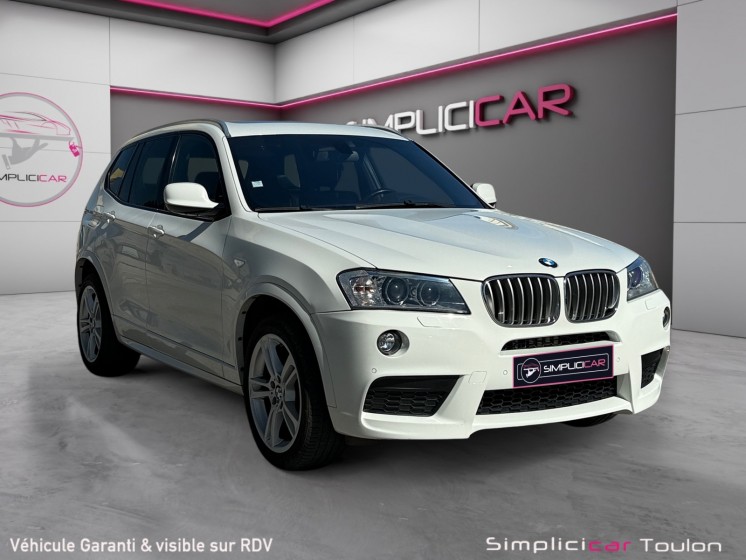 Bmw x3 f25 xdrive 30d 258ch pack m-sport - bva - toit ouvrant - chaîne distri ok - garantie 12 mois occasion simplicicar...