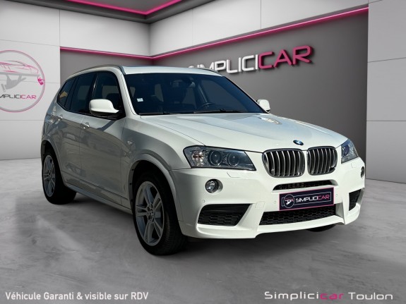 Bmw x3 f25 xdrive 30d 258ch pack m-sport - bva - toit ouvrant - chaîne distri ok - garantie 12 mois occasion simplicicar...