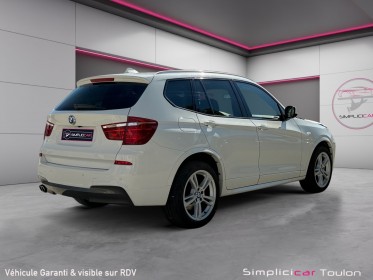 Bmw x3 f25 xdrive 30d 258ch pack m-sport - bva - toit ouvrant - chaîne distri ok - garantie 12 mois occasion simplicicar...