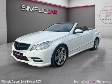 Mercedes classe e cabriolet 350 cdi blueefficiency executive a occasion simplicicar rennes simplicicar simplicibike france