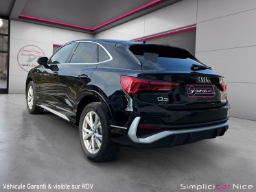 Audi q3 sportback 35 tfsi 150 ch s tronic 7 s line. occasion  simplicicar nice - pfvauto simplicicar simplicibike france