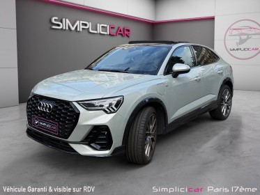 Audi q3 sportback 45 tfsie  245 ch s tronic 6 s line garantie 12 mois occasion paris 17ème (75)(porte maillot) simplicicar...