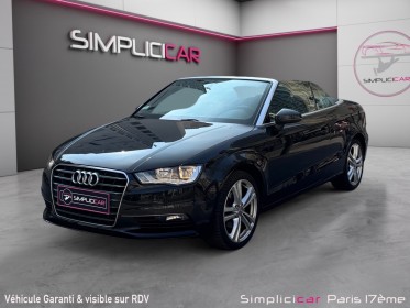 Audi a3 cabriolet 1.4 tfsi 125 / volant cuir / start and stop / garantie 12 mois occasion paris 17ème (75)(porte maillot)...