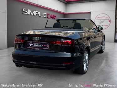 Audi a3 cabriolet 1.4 tfsi 125 / volant cuir / start and stop / garantie 12 mois occasion paris 17ème (75)(porte maillot)...