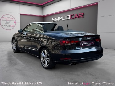 Audi a3 cabriolet 1.4 tfsi 125 / volant cuir / start and stop / garantie 12 mois occasion paris 17ème (75)(porte maillot)...
