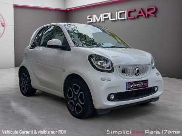 Smart fortwo coupe 82 ch electrique ba1 prime occasion paris 17ème (75)(porte maillot) simplicicar simplicibike france