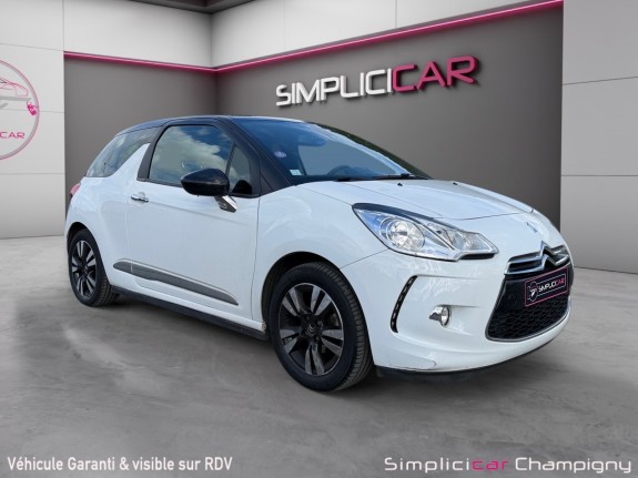 Citroen ds3 vti 95 cv chic / boite auto / faible km occasion champigny-sur-marne (94) simplicicar simplicibike france