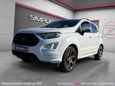 Ford ecosport 1.0 ecoboost 125 bvm6 st-line occasion simplicicar brive la gaillarde  simplicicar simplicibike france
