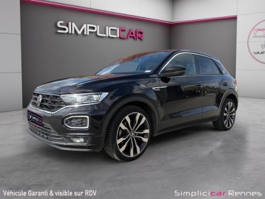 Volkswagen t-roc r-line 1.5 tsi 150ch dsg7 - camera de recul - carplay - historique complet occasion simplicicar rennes...