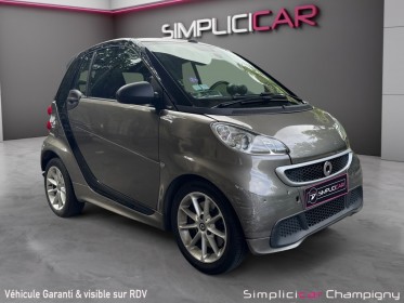Smart fortwo cabrio smart  1.0 84ch passion softouch gps - climatisation occasion champigny-sur-marne (94) simplicicar...