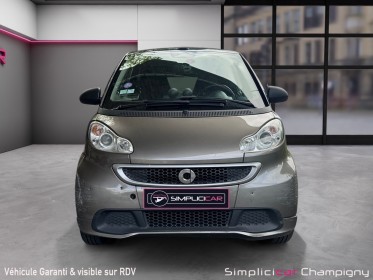Smart fortwo cabrio smart  1.0 84ch passion softouch gps - climatisation occasion champigny-sur-marne (94) simplicicar...