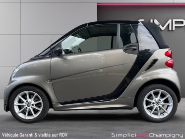 Smart fortwo cabrio smart  1.0 84ch passion softouch gps - climatisation occasion champigny-sur-marne (94) simplicicar...