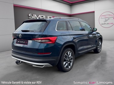 Skoda kodiaq 2.0 tdi 150 scr dsg7 4x4 7pl scout occasion simplicicar limoges  simplicicar simplicibike france