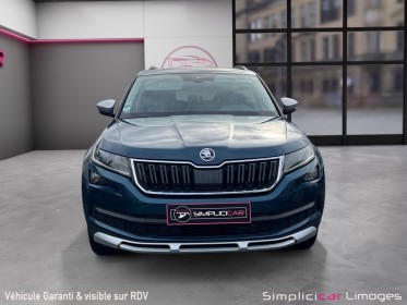 Skoda kodiaq 2.0 tdi 150 scr dsg7 4x4 7pl scout occasion simplicicar limoges  simplicicar simplicibike france