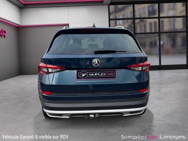 Skoda kodiaq 2.0 tdi 150 scr dsg7 4x4 7pl scout occasion simplicicar limoges  simplicicar simplicibike france