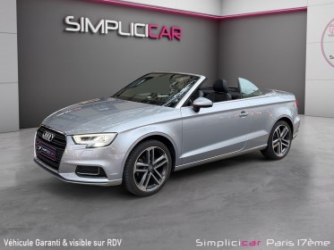 Audi a3 cabriolet 35 tfsi cod 150 s tronic 7 design luxe/ carplay / camÉra de recul /full entretien audi occasion paris...