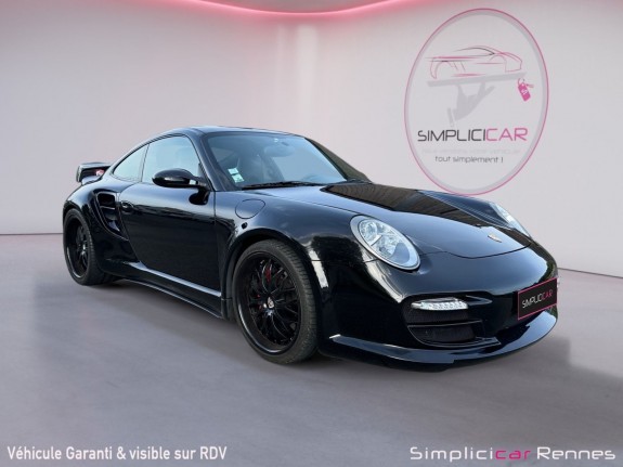 Porsche 911 turbo coupe 997 3.6i 911 turbo boite manuelle - pack espado  22 000euros  - céramique carrosserie facture...