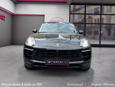 Porsche macan turbo 3.6 v6 400 ch pdk carbone / toit ouvrant / sellerie cuir /camera de recule occasion paris 17ème...