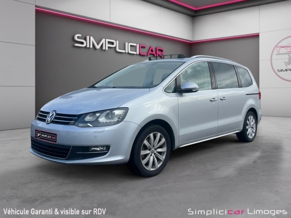Volkswagen sharan 2.0 tdi 140 fap bluemotion technology carat dsg6 7 places occasion simplicicar limoges  simplicicar...