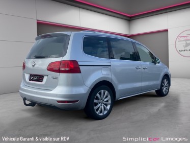 Volkswagen sharan 2.0 tdi 140 fap bluemotion technology carat dsg6 7 places occasion simplicicar limoges  simplicicar...