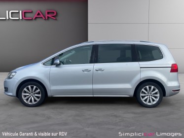 Volkswagen sharan 2.0 tdi 140 fap bluemotion technology carat dsg6 7 places occasion simplicicar limoges  simplicicar...