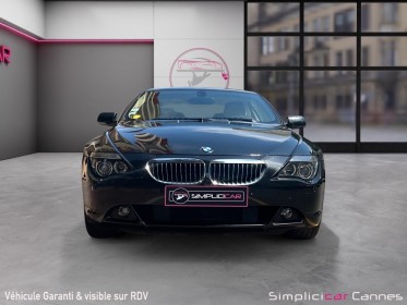 Bmw serie 6 e63 steptronic a 650ci entretien complet occasion cannes (06) simplicicar simplicibike france