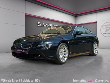 Bmw serie 6 e63 steptronic a 650ci entretien complet occasion cannes (06) simplicicar simplicibike france
