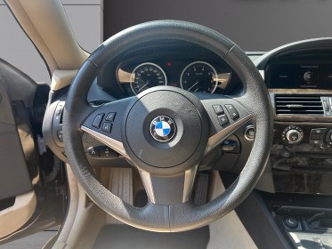 Bmw serie 6 e63 steptronic a 650ci entretien complet occasion cannes (06) simplicicar simplicibike france