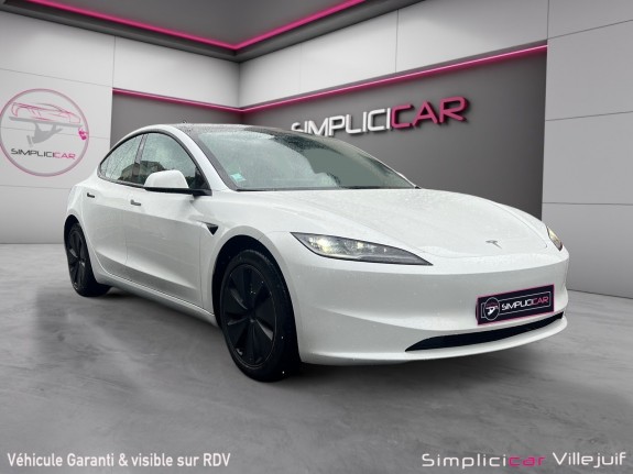 Tesla model 3 autonomie standard plus rwd, highland, 2 écrans, garantie tesla occasion simplicicar villejuif  simplicicar...