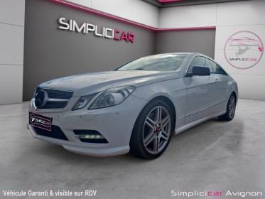 Mercedes classe e coupe 350 bluetec executive a occasion avignon (84) simplicicar simplicibike france